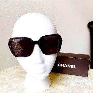 Chanel Polarized Black Sunglasses 5408